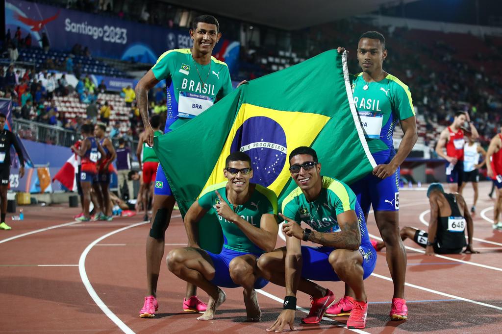 4x400 m masculino no Pan de Santiago