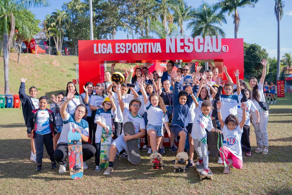 Alunos da ONG Circuito Inclusão, de Contagem (MG)