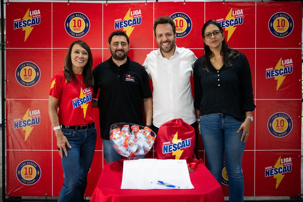 Monica (Nestlé), Guilherme (FEEMG), Tomás (SUDESE) e Fernanda (SUDESE)