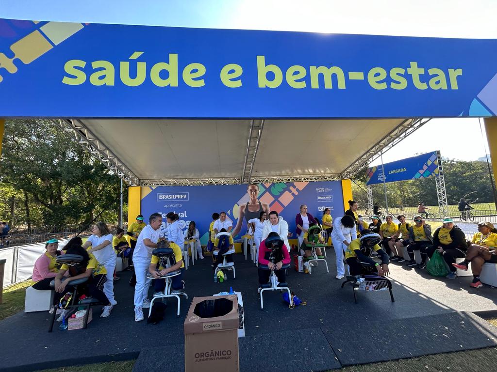 Espaço para massagem a avaliação física