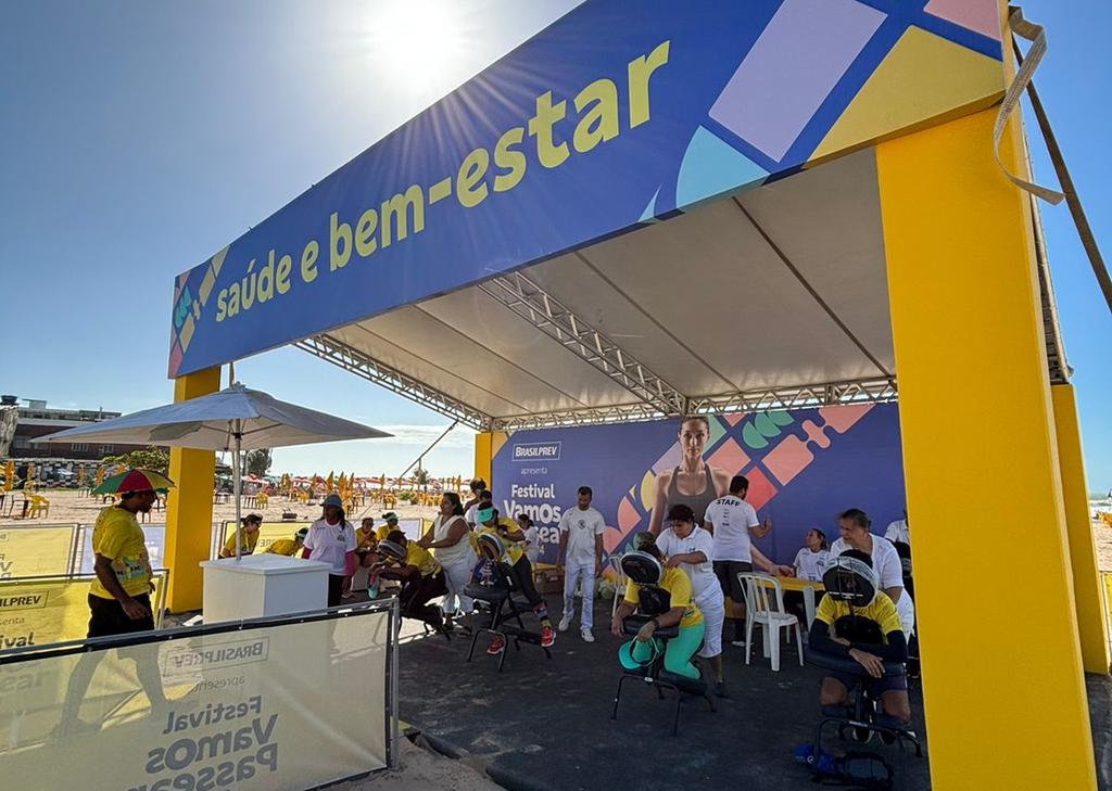Massagem no Espaço Saúde